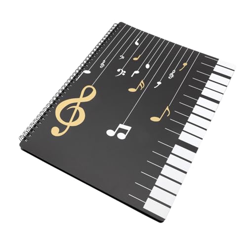 BESPORTBLE Multilagiger Musiknoten ordner Dokumentenmappe Seitigen Transparenten Hüllen Langlebig für Klavier Band Orgel und Vielseitige Aufbewahrung von Notenblättern und Prüfungsunterlagen von BESPORTBLE