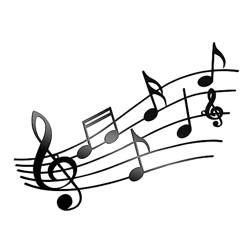 BESPORTBLE Musiknoten Wanddeko Kunst Wandbehang Wanddekoration Für Wohnzimmer Schlafzimmer Und Büro Kreatives Für Musikliebhaber von BESPORTBLE