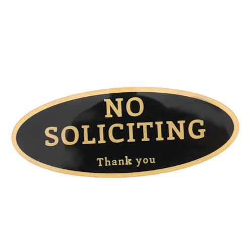 BESPORTBLE No Soliciting Sign Wetterfestes Schild für Haustüren Selbstklebend Professionelles Design Klare für Zuhause oder Büro gegen Unerwünschte Besuche BESPORTBLE No Soliciting Sign Wetterfestes Schild für Haustüren Selbstklebend Professionelles Design Klare für Zuhause oder Büro gegen Unerwünschte Besuche von BESPORTBLE