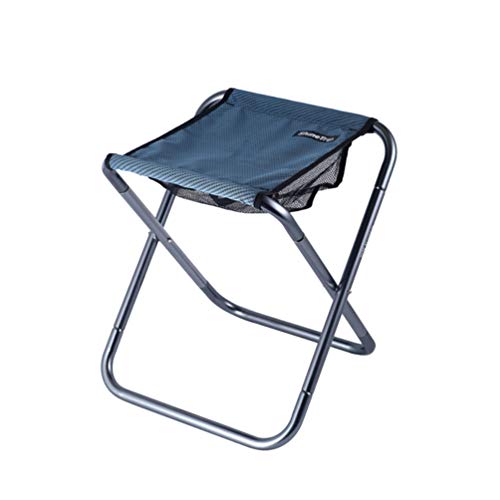 BESPORTBLE Outdoor-Camping Klapphocker Tragbarer Campinghocker zum Wandern Wandern Angelsitz (Blau) von BESPORTBLE