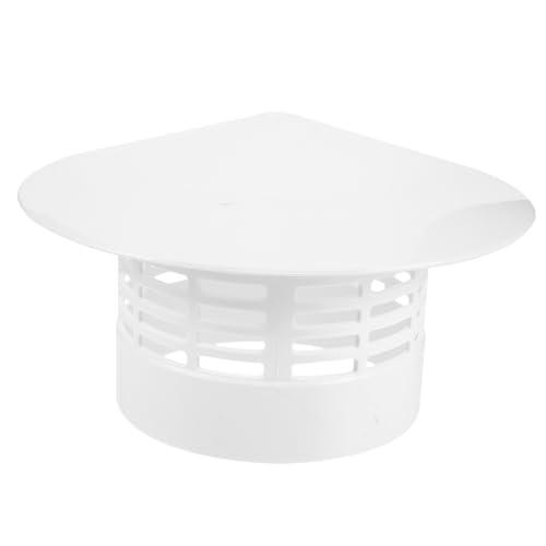 BESPORTBLE PVC Kamin Abdeckung Regenkappe Pilzform Wetterfeste Dachlüftung Haube mit Tragfähigkeit Einfache Wind und Regengeschützter Schornsteinabzugsschutz für Außenwand Belüftung von BESPORTBLE