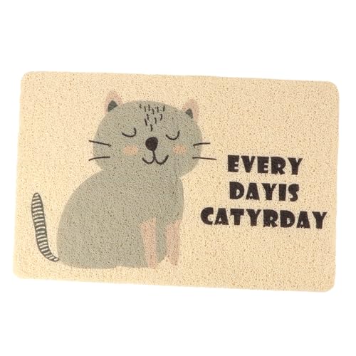 BESPORTBLE PVC Katzenklo Matte Atmungsaktiv Langlebig rutschfest Katzenpads Kissen Weiche Feste Unterlage für Krallenpflege Ganzjährig Geeignet Waschbar Modisches Design Komfortable von BESPORTBLE