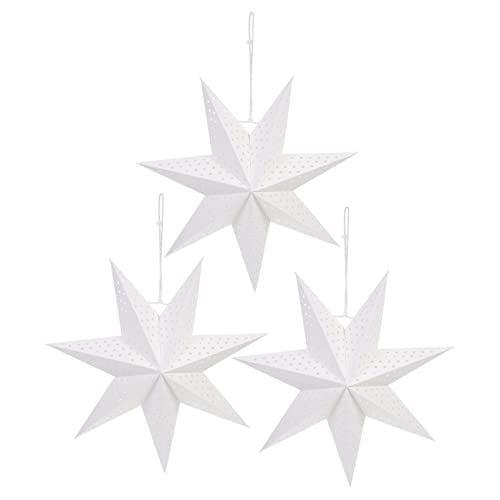 BESPORTBLE Papierstern Lampenschirm Kronleuchter Schatten 3 Stücke Faltsterne Licht Schatten Pendelleuchte Lampenschirm Papier 3D Stern Lichtabdeckung für Hochzeit Neujahr Hängen Dekoration 36cm Weiß BESPORTBLE Papierstern Lampenschirm Kronleuchter Schatten 3 Stücke Faltsterne Licht Schatten Pendelleuchte Lampenschirm Papier 3D Stern Lichtabdeckung für Hochzeit Neujahr Hängen Dekoration 36cm Weiß von BESPORTBLE
