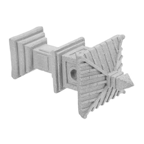 BESPORTBLE Miniatur Pagodenstatue Aus Stein Für Garten Und Zen-Garten Dekoration Realistische Pavillon Figur Als Vielseitige Gartendeko Langlebig Und Installieren Für Eingänge Und Terrassen von BESPORTBLE