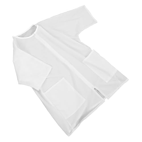 BESPORTBLE Pet Grooming Uniform Weiß Professionelle Arbeitskleidung für Hundebesitzer wasserdichte Atmungsaktive Friseurschürze mit Mehreren Taschen für Tierpflege und Kliniken BESPORTBLE Pet Grooming Uniform Weiß Professionelle Arbeitskleidung für Hundebesitzer wasserdichte Atmungsaktive Friseurschürze mit Mehreren Taschen für Tierpflege und Kliniken von BESPORTBLE
