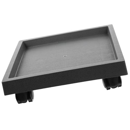 BESPORTBLE Pflanzenständer mit Robuster für Blumentöpfe Quadratisches Design Wasserdichtes Tablett für Garten Outdoor Einfacher Transport von BESPORTBLE