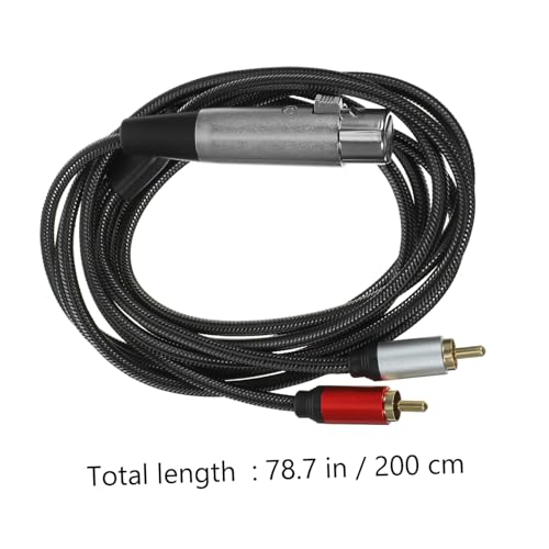 BESPORTBLE Poliges Xlr mikrofon audio adapterkabel Langlebiges Verbindungskabel für Mixer und Lautsprecher Flexibles Übertragungskabel mit Geringem Signalverlust Kompatibel mit Mikrofon und von BESPORTBLE