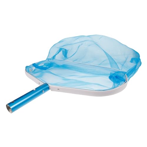 BESPORTBLE Pool-Netz Feinmaschiges Netz Reinigungszubehör Pool-Tool Teichschaufelnetz Zubehör Für Poolreinigungsnetze Pool-fischernetz Blatt-Skimmer-Netz Löffel Netz Mesh-netze Blue Aluminium von BESPORTBLE