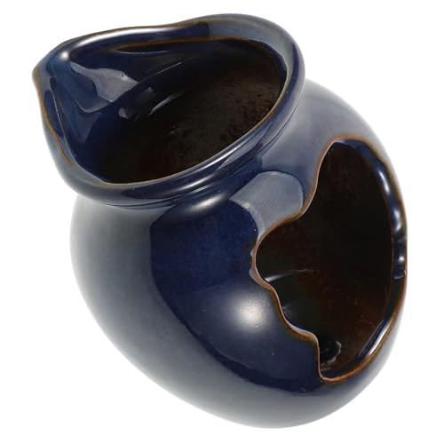 BESPORTBLE Pool Wasserfall Brunnen Keramik Glas Wasser Brunnen Fisch Tank Für Garten Decor von BESPORTBLE