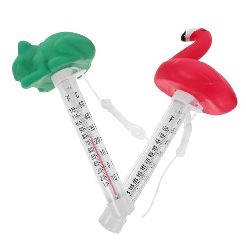 BESPORTBLE Poolthermometer Sinkendes Außenschwimmbadthermometer Schwimmendes Schwimmbadthermometer Whirlpoolthermometer Aquariumthermometer Schwimmbeckenthermometer Aus Pvc von BESPORTBLE
