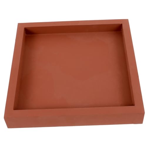 BESPORTBLE Quadratisches Blumentopf Tablett Dickem Kunststoff Multifunktionale Undichte Basis für Pflanzentöpfe für Zuhause Balkon und Garten Keramikrot Innenmaß von BESPORTBLE