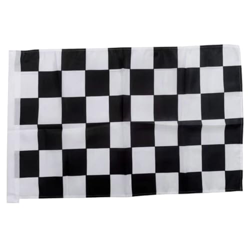 BESPORTBLE Rennflagge Kleine Fahnen Rennwagenfahnen Zielflagge Fahrradfahnen Kleine Fähnchen Handgehaltene Tragbare Auton „rennen Für Polyester Gitter von BESPORTBLE