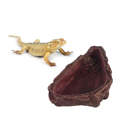 BESPORTBLE Resin Futternapf für Reptilien Kleines Terrarium Wasserschale Imitation Baumrinde Design für Eidechsen Frösche Spinnen Kompakt Langlebig Geeignet BESPORTBLE Resin Futternapf für Reptilien Kleines Terrarium Wasserschale Imitation Baumrinde Design für Eidechsen Frösche Spinnen Kompakt Langlebig Geeignet von BESPORTBLE