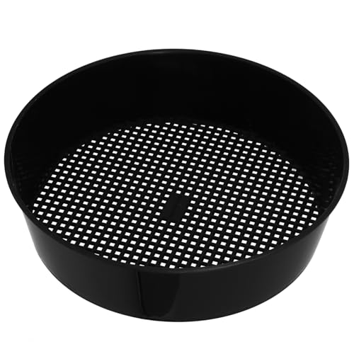 BESPORTBLE Robustes Gartensieb Kunststoff Rund Effektives Bodensieb für Präzises von Erde Kies Sand Langlebiger Gartensichter für Gartenarbeit Kompost Kleine Steine Benutzerfreundlich von BESPORTBLE