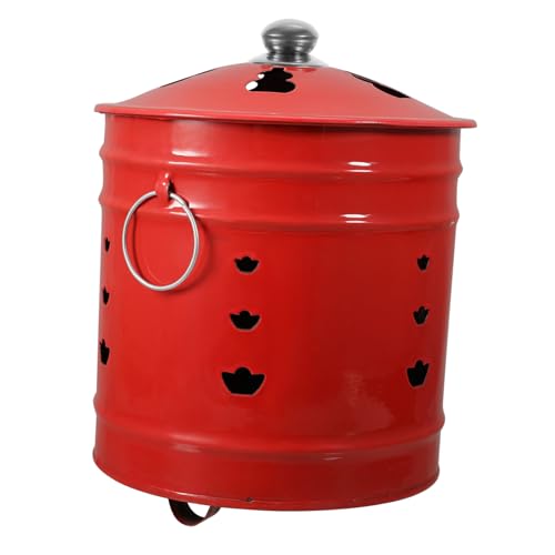 BESPORTBLE Roter Emaille Papiersammler Robuster Innenpapiereimer für Sichere Verbrennung für Garten und Haushalt Langlebig und Bringt Glück und Wohlstand BESPORTBLE Roter Emaille Papiersammler Robuster Innenpapiereimer für Sichere Verbrennung für Garten und Haushalt Langlebig und Bringt Glück und Wohlstand von BESPORTBLE