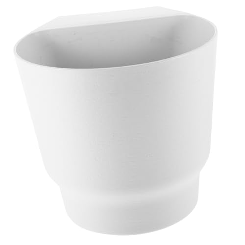 BESPORTBLE Runder Hängender Blumentopf Weiß Klein Balkon Geländer Pflanzgefäß Wetterfest Langlebig für Garten Büro Wohnzimmer Dekoration zum Einhängen Balkongeländer BESPORTBLE Runder Hängender Blumentopf Weiß Klein Balkon Geländer Pflanzgefäß Wetterfest Langlebig für Garten Büro Wohnzimmer Dekoration zum Einhängen Balkongeländer von BESPORTBLE