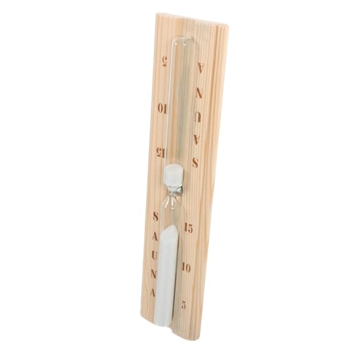 BESPORTBLE Sanduhr-Timer Timer-Sand Sauna-Sanduhr Sanduhr Sanduhr Sanduhren Für Stundengläser Saunaversorgung Sauna Erinnert An Sanduhr Glasröhre Sanduhr Sauna Verwendetes Sanduhrdekor Holz von BESPORTBLE