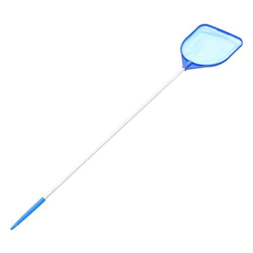 BESPORTBLE Schwimmbad Reinigungsnetz Teichskimmernetz Aufblasbare Poolreiniger Pool Reinigungsset Poolskimmer Tor Mit Schwamm Gartenteichsauger Spa Korb Teich Tauchnetz Blauer von BESPORTBLE