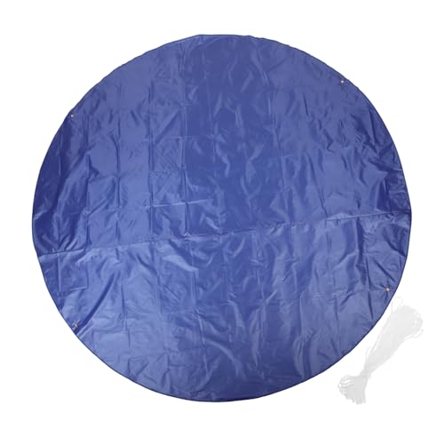 BESPORTBLE Schwimmbad-schutzabdeckung Spule Filet Wanne Netz Schützend Wasser Decks Pool Aufblasbar Liner Faltbar Deckungspool Zusammenklappbar Über Blase Tragbar Wickeln Sieb Blue 210d-stoff von BESPORTBLE