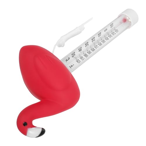 BESPORTBLE Schwimmendes Poolthermometer Flamingo Design mit Schnellem Temperatur-messsystem Robustes Abs Material Geeignet für Indoor Outdoor Pools Spas Badewannen und Aquarien Spielerisches von BESPORTBLE