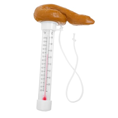 BESPORTBLE Schwimmendes Poolthermometer mit Präzisem Sensor Wetterfestes Schwimmendes Wasserthermometer für Schwimmbäder, Spas und Teiche Lustiges Poop-design Einfache Ablesung der BESPORTBLE Schwimmendes Poolthermometer mit Präzisem Sensor Wetterfestes Schwimmendes Wasserthermometer für Schwimmbäder, Spas und Teiche Lustiges Poop-design Einfache Ablesung der von BESPORTBLE
