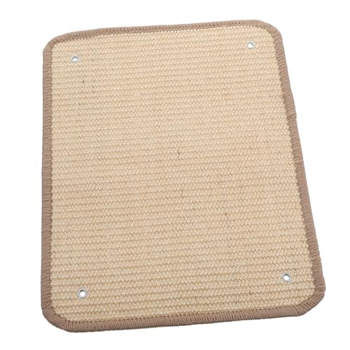 BESPORTBLE Selbstklebende Sisal Kratzmatte für Katzen Wandmontage Schont Möbel und Sofas Langlebig und Fusselarm für Kätzchen und Kratzschutz von BESPORTBLE