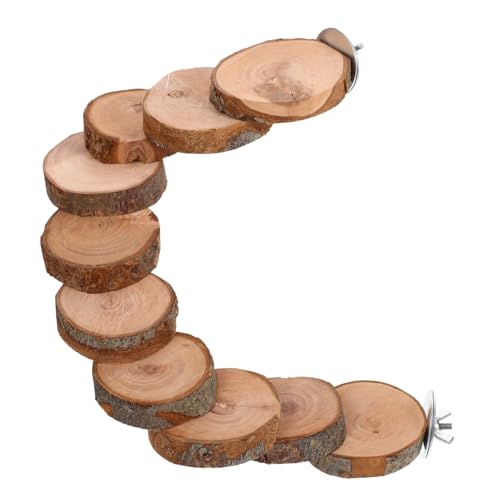 BESPORTBLE Sittich Holzleiter für Vogelkäfig Stufige Papageienleiter aus Hochwertigem Apfelholz Balance und Koordination Einfach zu Montieren BESPORTBLE Sittich Holzleiter für Vogelkäfig Stufige Papageienleiter aus Hochwertigem Apfelholz Balance und Koordination Einfach zu Montieren von BESPORTBLE