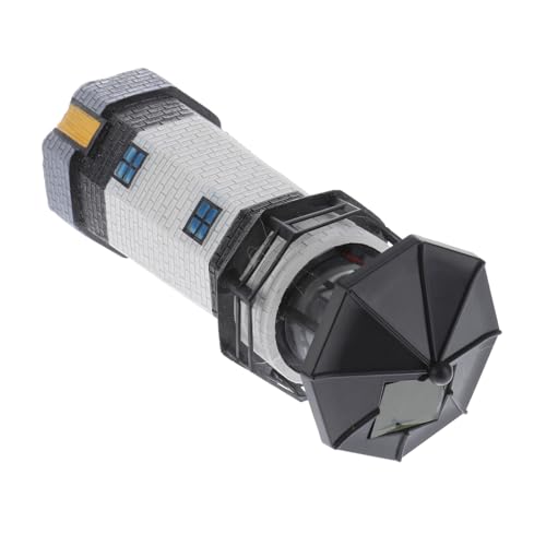 BESPORTBLE Solar Leuchtturm Lampe Resin für Garten Terrasse und Außenbereich Dekorative Solarleuchte für Gartenbeleuchtung Zufällige Farbe von BESPORTBLE