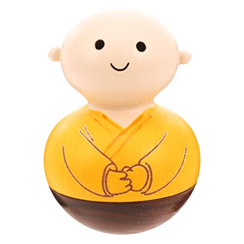 BESPORTBLE Stehaufmännchen Holz Mönch Figuren Kinder Baby Spielzeug Zuhause Büro Desktop Dekoration Weihnachten Festival Geburtstag Geschenk Gelb Geöffnete Augen BESPORTBLE Stehaufmännchen Holz Mönch Figuren Kinder Baby Spielzeug Zuhause Büro Desktop Dekoration Weihnachten Festival Geburtstag Geschenk Gelb Geöffnete Augen von BESPORTBLE