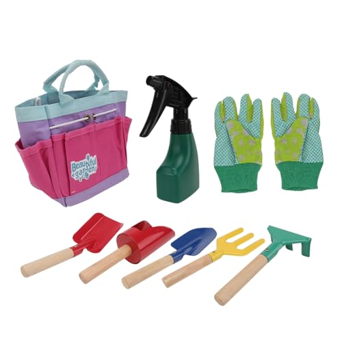 BESPORTBLE Teiliges Set Gartenwerkzeuge Mini Schaufel Harke und Grabegabel für Sand und Gartenarbeit Sicher und Leicht für Kleine Hände von BESPORTBLE