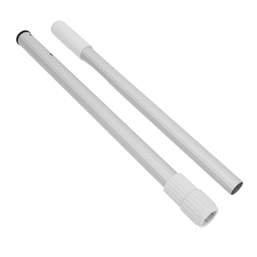 BESPORTBLE Teleskopstange Für Schwimmbecken Stangen Teich Netze Skimmer-Korb Für Schwimmbecken Haken Solar- Verstellbare Stange Pool-kit Brunnen Pool-Queue Tank Pools Aluminiumlegierung Weiß von BESPORTBLE