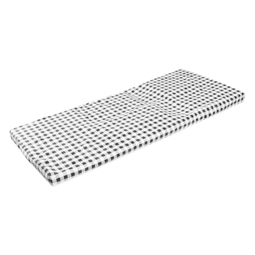 BESPORTBLE Tischdecke Picknicktisch wasserdichte Gartenkissen Tischtuch Picknickdecke tischwäsche Tablecloth Camping Tisch Abdeckung Tischschutzhülle für den Außenbereich PVC-Flanell Black von BESPORTBLE
