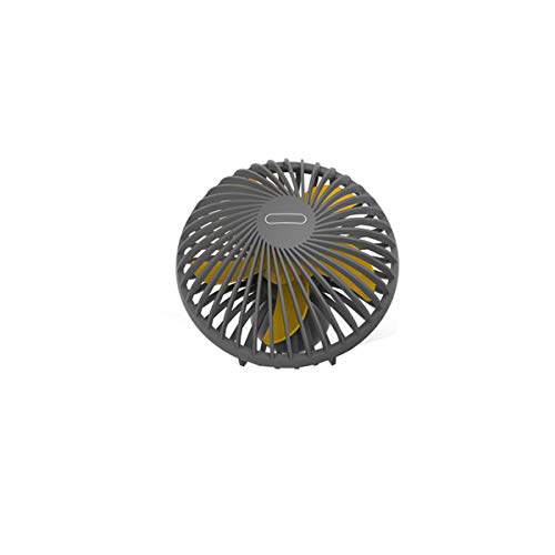 BESPORTBLE Tischventilator USB-Tischventilator Mini-Handventilator Innovative -Design Desktop-Elektroventilator für zu Hause im Freien Batterie (Grau) Tragbarer Tragbarer von BESPORTBLE