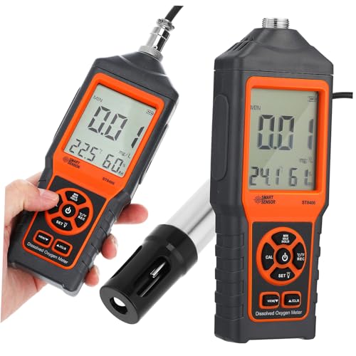 BESPORTBLE Tragbares Do Messgerät mit Speicherfunktion Digitales Sauerstoffmessgerät für Teich und Aquarium Triple Kompensation für Temperatur Salzgehalt Luftdruck LCD Anzeige Präzise BESPORTBLE Tragbares Do Messgerät mit Speicherfunktion Digitales Sauerstoffmessgerät für Teich und Aquarium Triple Kompensation für Temperatur Salzgehalt Luftdruck LCD Anzeige Präzise von BESPORTBLE