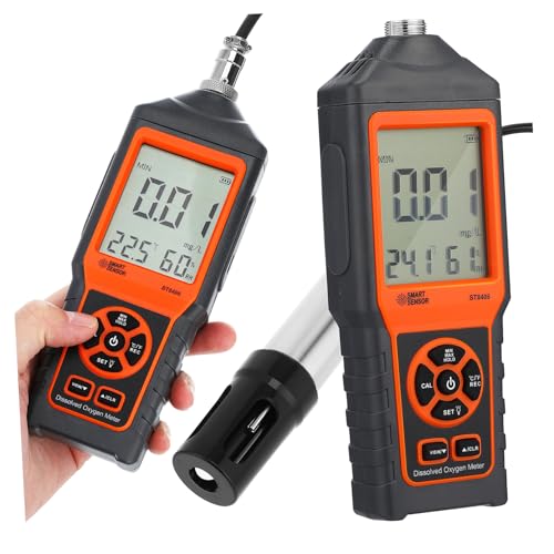 BESPORTBLE Tragbares Gelöstes Sauerstoffmessgerät mit Speicherfunktion Kompakter Do Tester für Aquarien Teiche und Fischzucht Ergonomisches Wassermessgerät mit Temperaturkompensation von BESPORTBLE