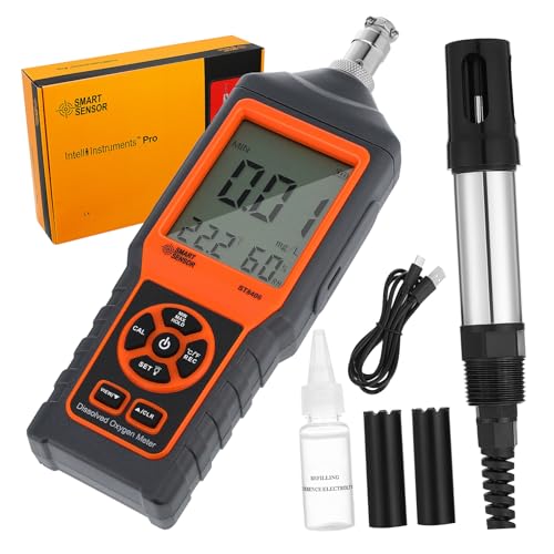 BESPORTBLE Tragbares Sauerstoffmessgerät für Gelösten Sauerstoff mit LCD Display Schnellem Ansprechverhalten Hoher Genauigkeit Geeignet für Teiche Aquarien Aquakultur Präziser Wassertester BESPORTBLE Tragbares Sauerstoffmessgerät für Gelösten Sauerstoff mit LCD Display Schnellem Ansprechverhalten Hoher Genauigkeit Geeignet für Teiche Aquarien Aquakultur Präziser Wassertester von BESPORTBLE