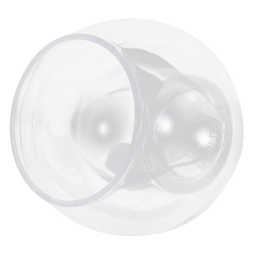 BESPORTBLE Transparenter Kreativer Fischglas Runder Mittelgroßer Aquarium Tischaufsatz Langlebig und Bruchsicher für Wohnzimmer Büro Schreibtisch und Kreative Raumgestaltung von BESPORTBLE