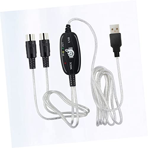 BESPORTBLE USB Midi Kabel Midi zu USB Adapterkabel für Keyboard Verbindung Musikbearbeitungskabel mit Integrierter Treiberunterstützung Kompatibel mit Windows und Verzögerungsfreie BESPORTBLE USB Midi Kabel Midi zu USB Adapterkabel für Keyboard Verbindung Musikbearbeitungskabel mit Integrierter Treiberunterstützung Kompatibel mit Windows und Verzögerungsfreie von BESPORTBLE