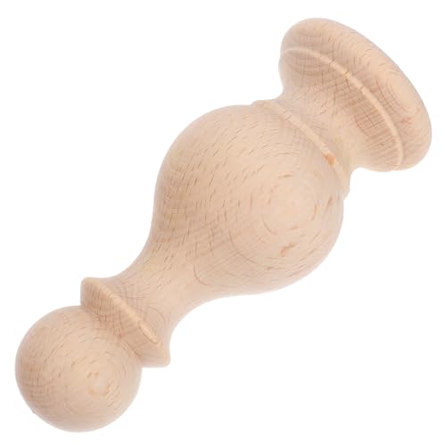 BESPORTBLE Unlackierte Massivholz Finials mit Kunstvoller Holzschnitzerei Vielseitige Dekorative Möbelabschlusskappen für Bettpfosten und Zaun Stabile DIY Möbelverzierungen für Wohnzimmer und von BESPORTBLE