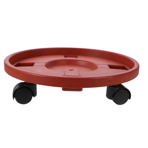 BESPORTBLE Verdicktes Blumentopftablett Blumentopf Transporter Pflanztabletts Für Zimmerpflanzen Pflanzgefäßrollen Mit Rädern Robuster Pflanzwagen Topfrollen Tablett Untersetzer von BESPORTBLE