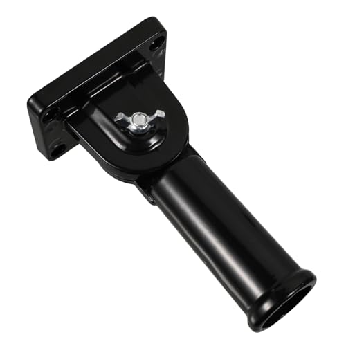 BESPORTBLE Verstellbarer Fahnenhalter Aluminium Schwarz Wandhalterung Fahnenmast Halterung Windresistent Einstellbar für Nationalfeiern Shopfenster Dekoration von BESPORTBLE