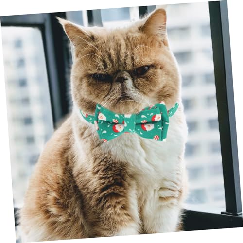 BESPORTBLE Verstellbares Katzenhalsband mit Weihnachtsglocken und Schleife Atmungsaktives Stoffhalsband Einstellbar Sicher und Bequem für Katzen und Kleine Hunde Festliches Haustierzubehör BESPORTBLE Verstellbares Katzenhalsband mit Weihnachtsglocken und Schleife Atmungsaktives Stoffhalsband Einstellbar Sicher und Bequem für Katzen und Kleine Hunde Festliches Haustierzubehör von BESPORTBLE