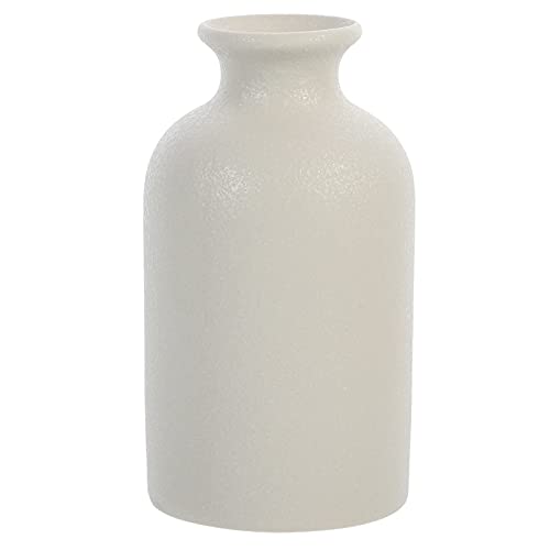 BESPORTBLE Vintage Keramik Vase Rustikalen Blume Vase Flasche Dekorative Vase Tabletop Dekoration für Home Office Und Party Indoor Und Outdoor Dekoration Weiß von BESPORTBLE