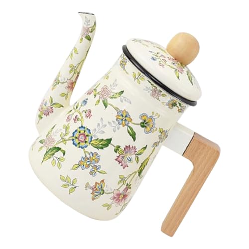 BESPORTBLE Vintage Porzellan - Eleganter Wasserkocher Mit Schwanenhals - Ideal Für Tee Und Kaffee Tragbar Für Zuhause Oder Unterwegs Perfektes Für Teeliebhaber BESPORTBLE Vintage Porzellan - Eleganter Wasserkocher Mit Schwanenhals - Ideal Für Tee Und Kaffee Tragbar Für Zuhause Oder Unterwegs Perfektes Für Teeliebhaber von BESPORTBLE
