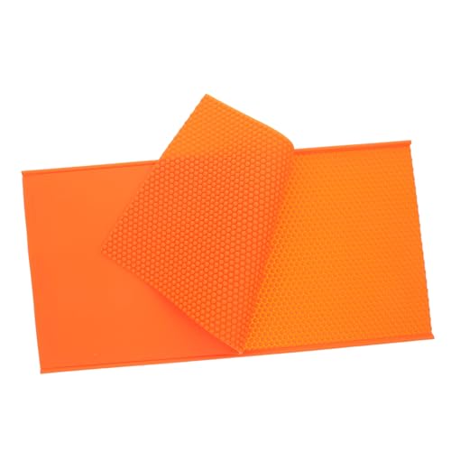 BESPORTBLE Wabenwabenform Bienenwachs Pressform für Imkereibedarf mit Detailliertem Präge-Design Langlebig und Flexibel Orange für DIY Wachsgestaltung BESPORTBLE Wabenwabenform Bienenwachs Pressform für Imkereibedarf mit Detailliertem Präge-Design Langlebig und Flexibel Orange für DIY Wachsgestaltung von BESPORTBLE