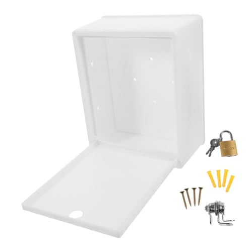 BESPORTBLE Wall Mounted Milchbox mit Schloss Vielseitige Aufbewahrungsbox für Milch Post und Kompaktes Leichtes Design für Außenbereiche Langlebig und Sicher BESPORTBLE Wall Mounted Milchbox mit Schloss Vielseitige Aufbewahrungsbox für Milch Post und Kompaktes Leichtes Design für Außenbereiche Langlebig und Sicher von BESPORTBLE
