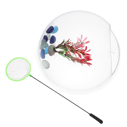 BESPORTBLE Wand-Aquarium schlagfeste Hänge-fischschale mit integriertem Pflanzgefäß wandmontierter Betta-Fisch-behälter für Hydroponik modernes Raumdekor von BESPORTBLE