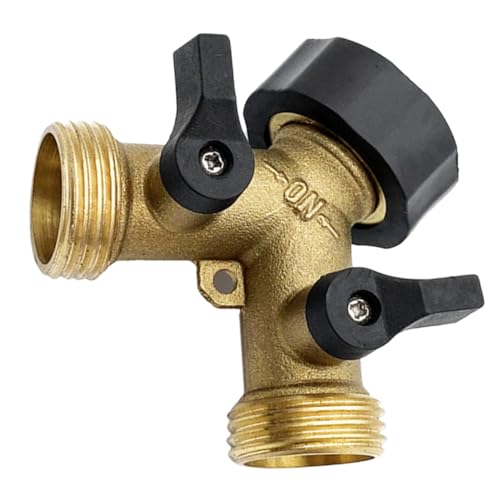 BESPORTBLE Wege Gartenschlauch Verteiler Y Form Abs Nickel Kupfer Unabhängige Absperrventile Flexibel Regulierbarer Wasserteiler für Garten Bewässerung Autowäsche BESPORTBLE Wege Gartenschlauch Verteiler Y Form Abs Nickel Kupfer Unabhängige Absperrventile Flexibel Regulierbarer Wasserteiler für Garten Bewässerung Autowäsche von BESPORTBLE
