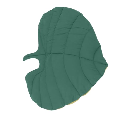 BESPORTBLE Wendbare Haustiermatte Blattform Weiche Strapazierfähige Katzendecke für Kleine und Mittelgroße Tiere Maschinenwaschbares Ganzjahrestaugliches Kissen für Körbe und Betten von BESPORTBLE