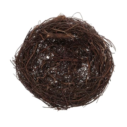 BESPORTBLE Vogelnest-Ornament Aus Rattan Handgewebtes Nest Für Draußen Dekoratives Vogelhaus Für Garten Und Terrasse Natürliche Vogelnester-Dekoration Für Innen Und Außenbereich BESPORTBLE Vogelnest-Ornament Aus Rattan Handgewebtes Nest Für Draußen Dekoratives Vogelhaus Für Garten Und Terrasse Natürliche Vogelnester-Dekoration Für Innen Und Außenbereich von BESPORTBLE